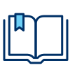 Icon illustration of a book